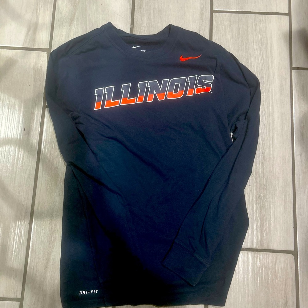 00s Illinois shirt long sleeve good condition